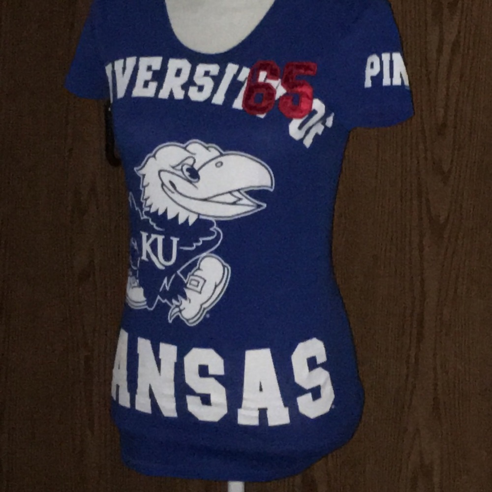 PINK Victoria's Secret KU Shirt